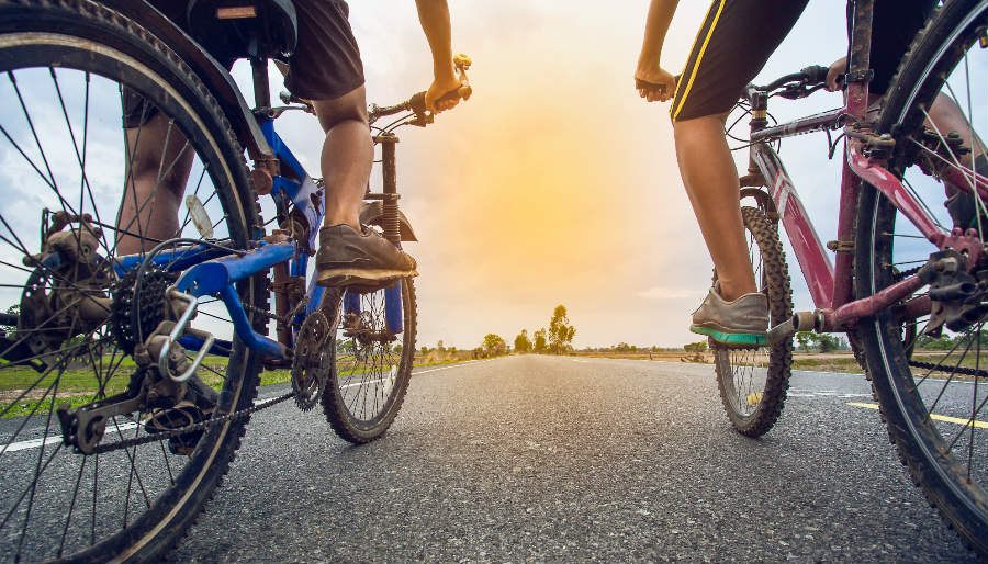 Ciclismo é uma das Atividades físicas ao ar livre